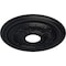 Ekena Millwork Galway Ceiling Medallion (Fits Canopies up to 3 1/4"), 15 3/4"OD x 3 1/4"ID x 1"P, Steel Gray CM15GASGS - alternate 3